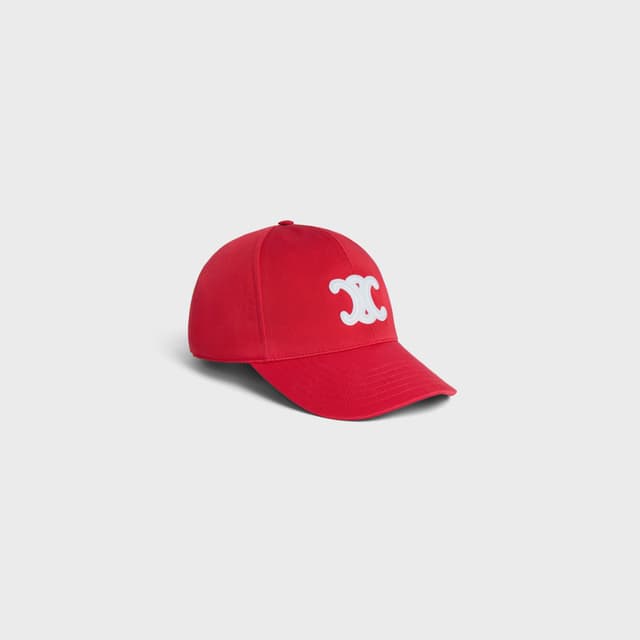 CELINE triomphe baseball cap IN cotton gabardine