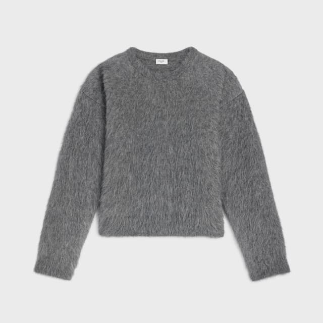CELINE crewneck sweater IN brushed mohair