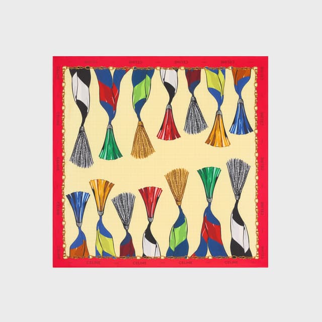 CELINE square IN silk twill