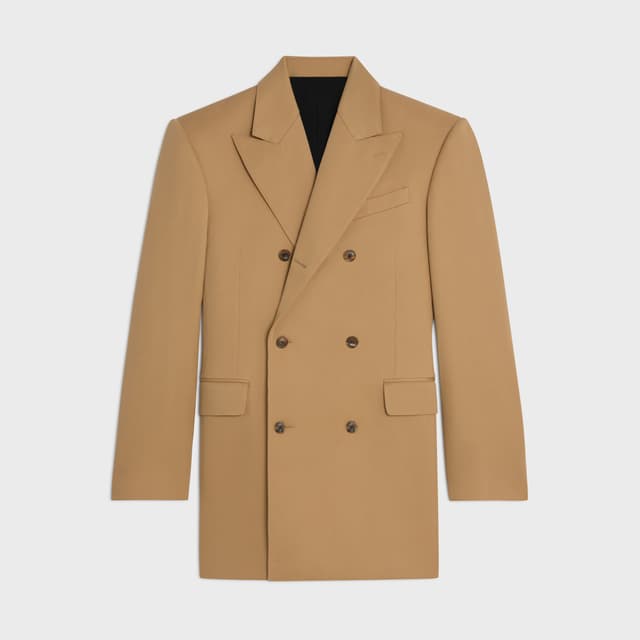 CELINE COLONNE JACKET IN mohair wool