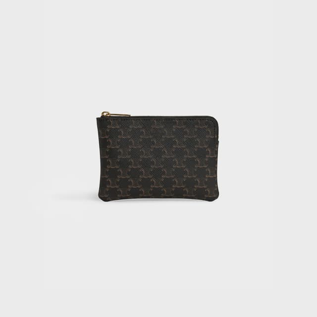 CELINE Coin Purse  IN Triomphe Canvas