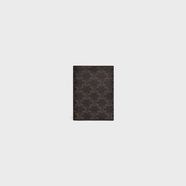 CELINE PASSPORT COVER IN TRIOMPHE CANVAS