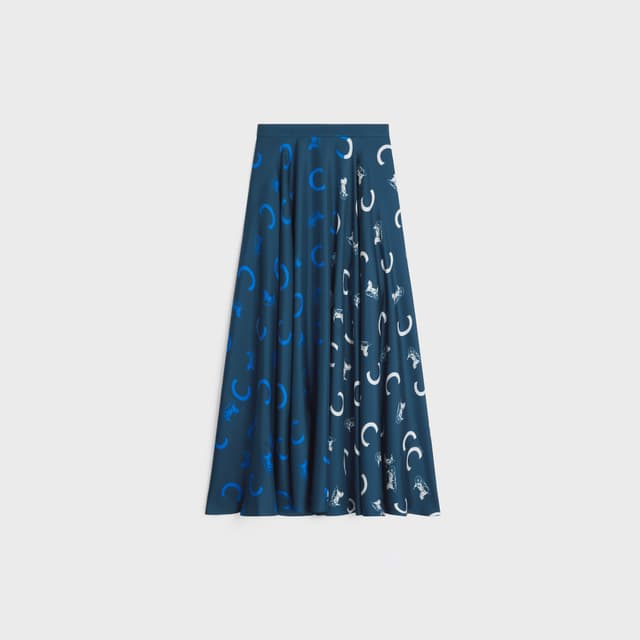 CELINE skirt IN silk twill