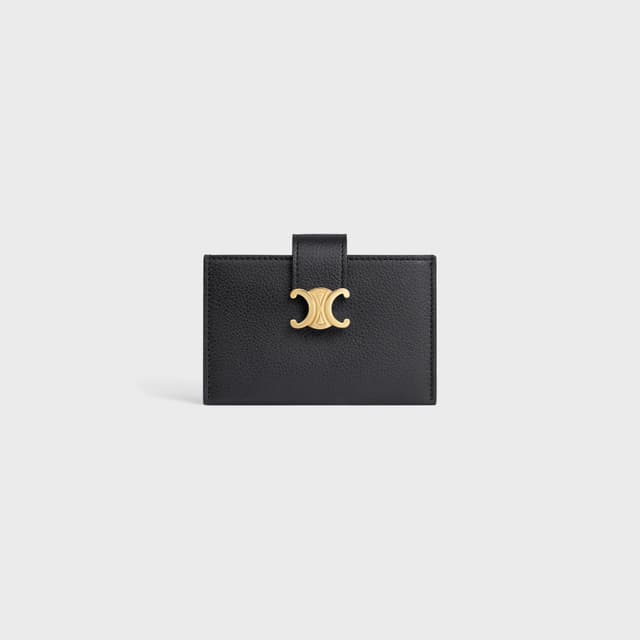 CELINE ACCORDEON CARD HOLDER NINO IN SUPPLE GRAINED CALFSKIN