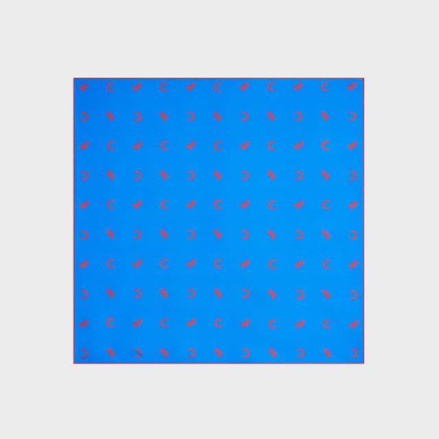 CELINE square IN silk twill
