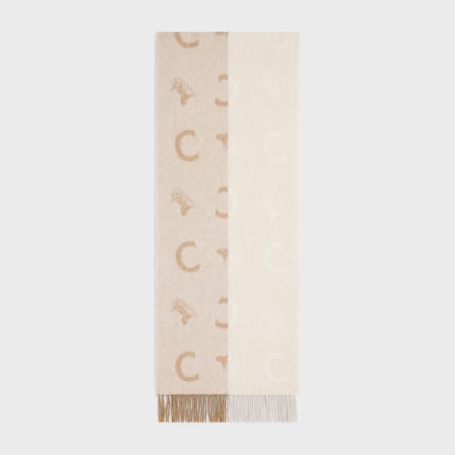 CELINE scarf IN wool and cashmere