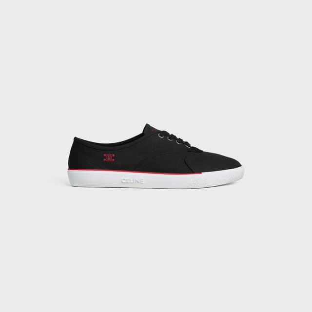 CELINE ALAN SNEAKER IN CANVAS AND SUEDE CALFSKIN