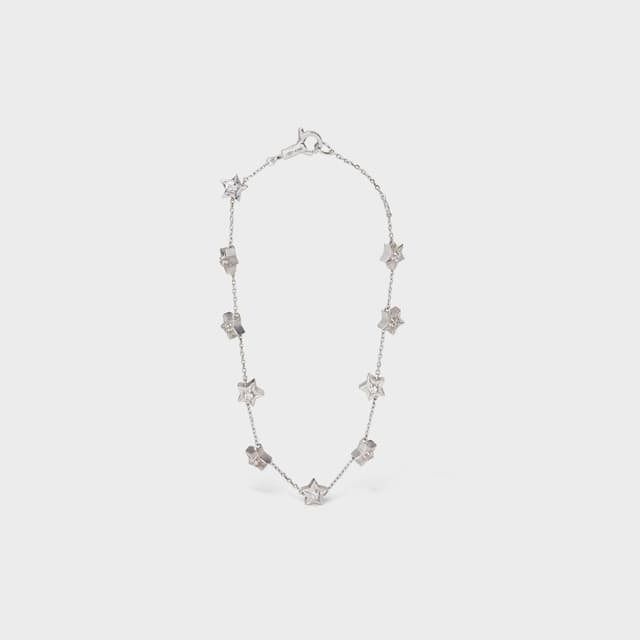 CELINE Etoile Celine Multi Stars Bracelet in White Gold and Diamonds