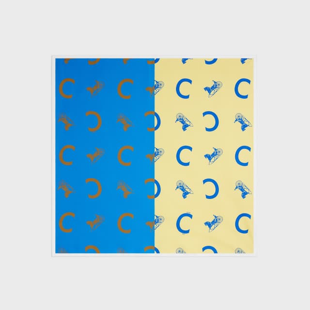 CELINE square IN silk twill