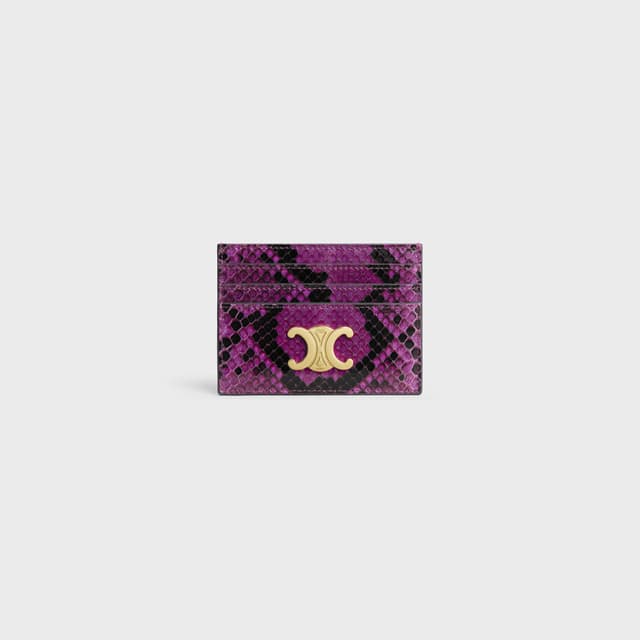 CELINE CARD HOLDER TRIOMPHE IN PYTHON