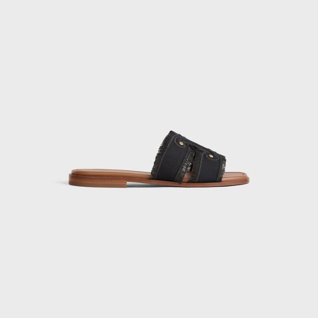 CELINE MARINA MULE IN CANVAS