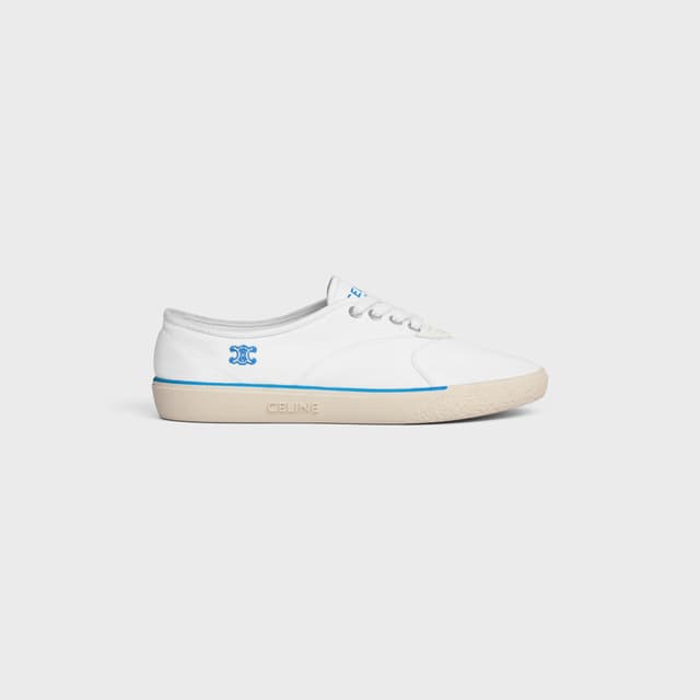 CELINE ALAN SNEAKER IN CANVAS AND SUEDE CALFSKIN