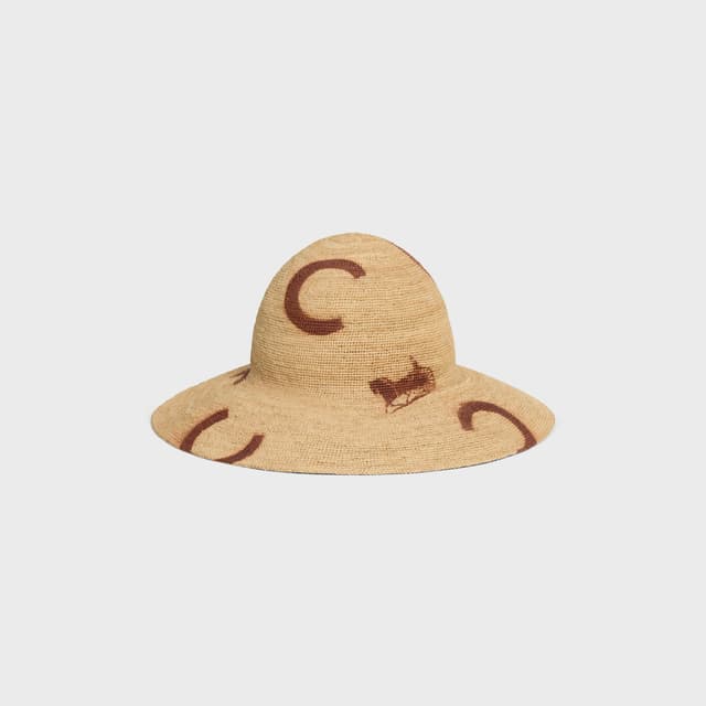 CELINE hat IN raffia