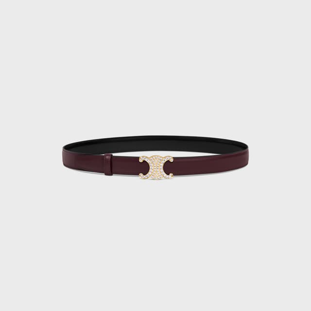 CELINE TRIOMPHE BUCKLE & REVERSIBLE STRAP 25MM