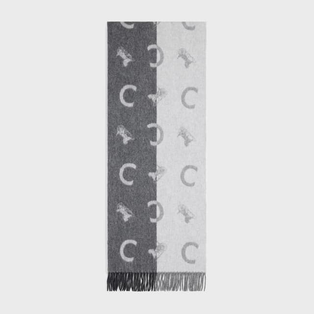 CELINE scarf IN wool and cashmere