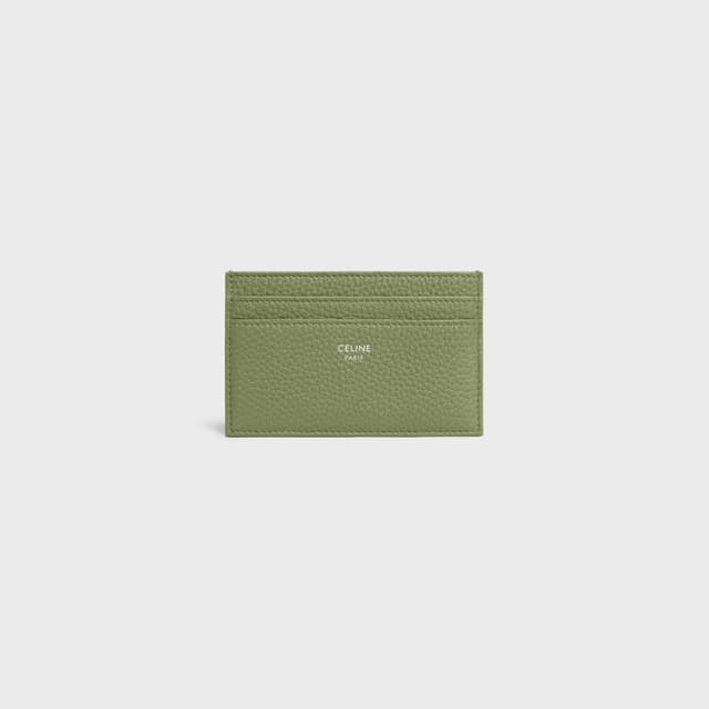 CELINE CARD HOLDER IN GRAINED CALFSKIN