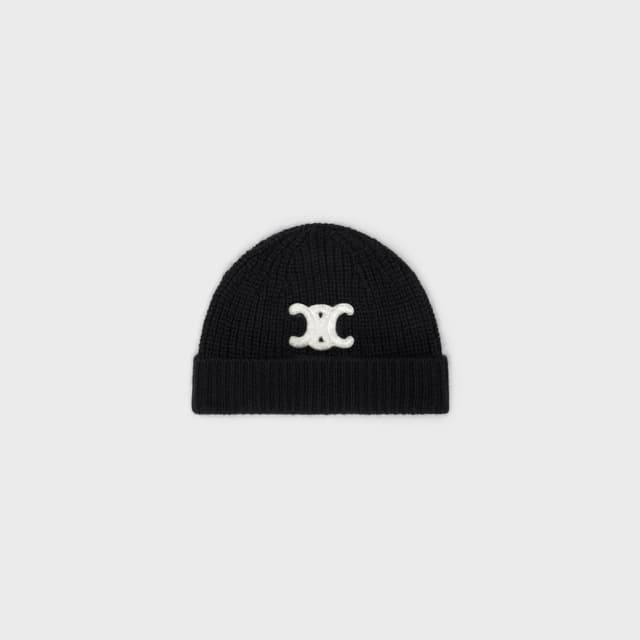 CELINE TRIOMPHE BEANIE IN SEAMLESS CASHMERE