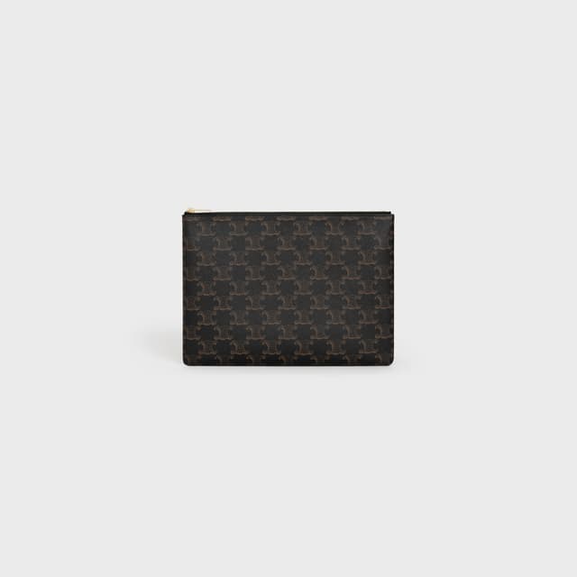 CELINE Pouch IN Triomphe Canvas