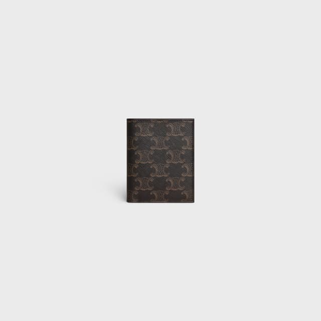 CELINE Compact Wallet IN Triomphe Canvas