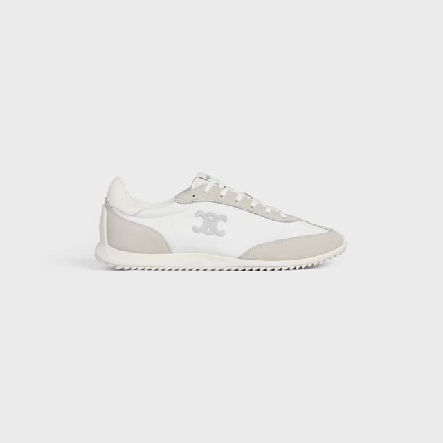 CELINE RACER SNEAKER IN NYLON, SUEDE CALFSKIN AND CALFSKIN
