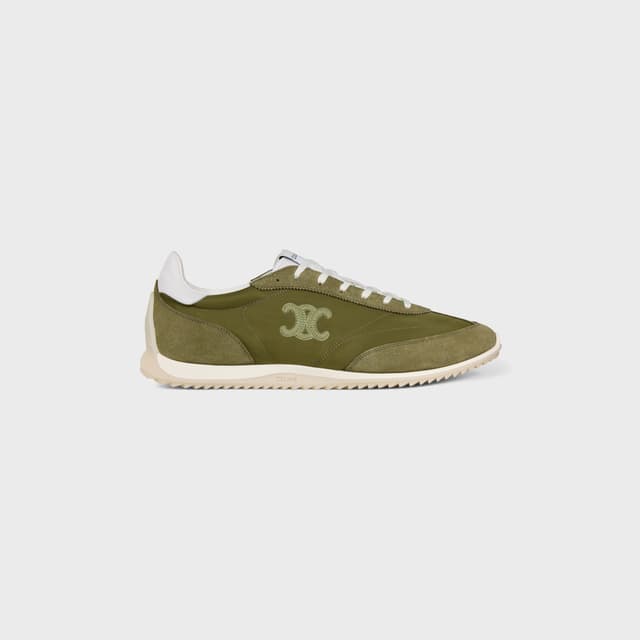 CELINE RACER SNEAKER IN NYLON, SUEDE CALFSKIN AND CALFSKIN