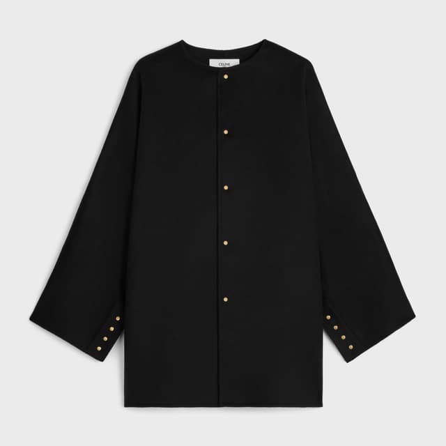 CELINE coat IN DOUBLE FACE CASHMERE