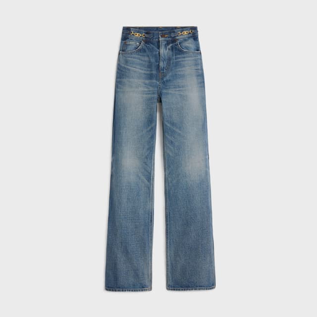 CELINE JANE FLARE JEANS IN DENIM UNION WASH