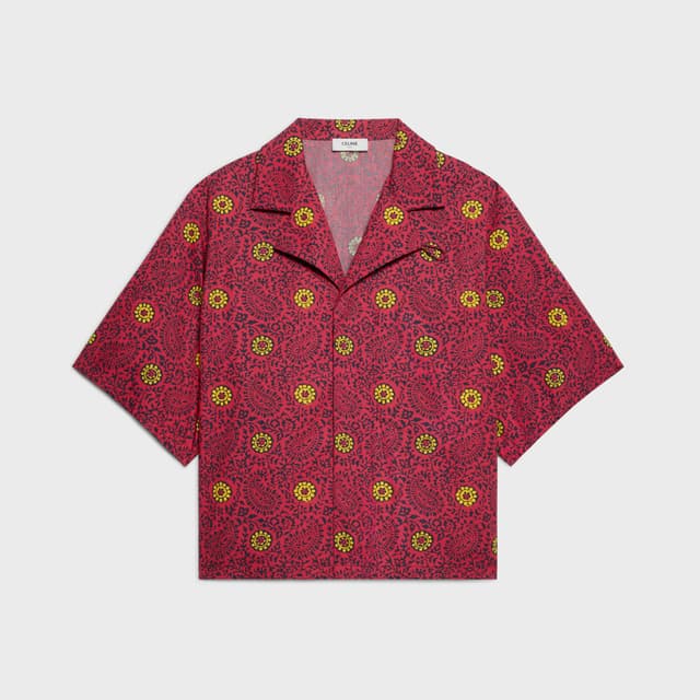 CELINE scout shirt IN cotton taffeta
