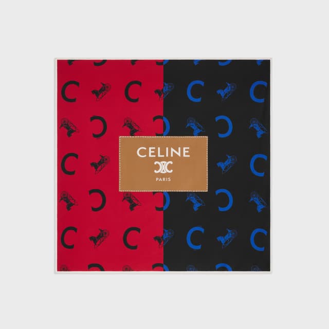 CELINE square IN silk twill