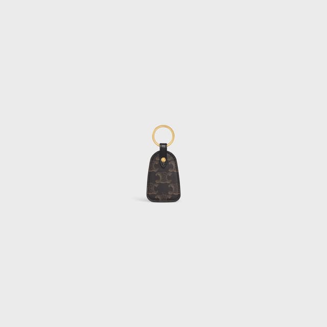 CELINE Key holder IN Triomphe canvas and calfskin