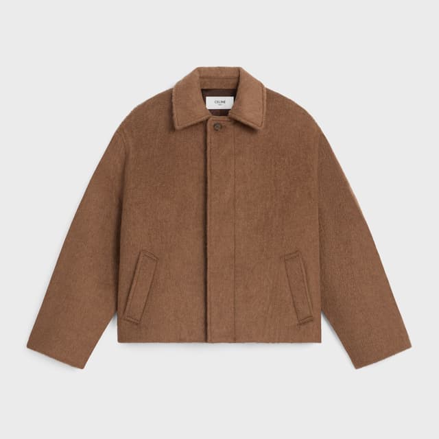 CELINE jacket IN double-face cashmere and camel