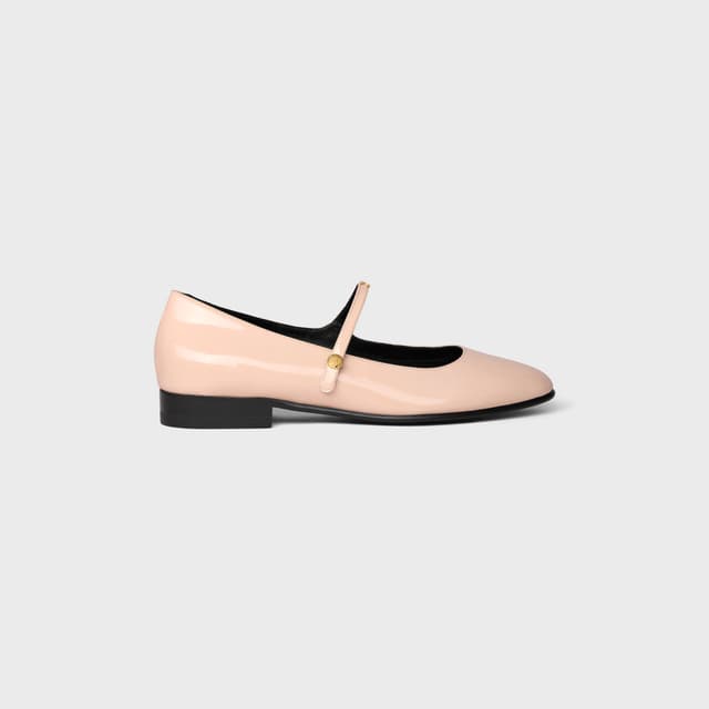 CELINE CITY BALLERINA IN GLOSSY CALFSKIN