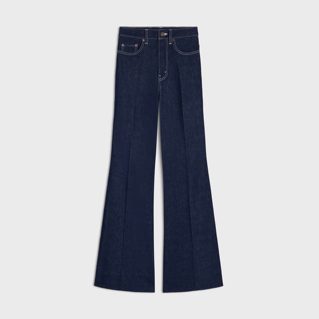 CELINE FLARE JEANS 003 IN LIGHTWEIGHT INDIGO DENIM