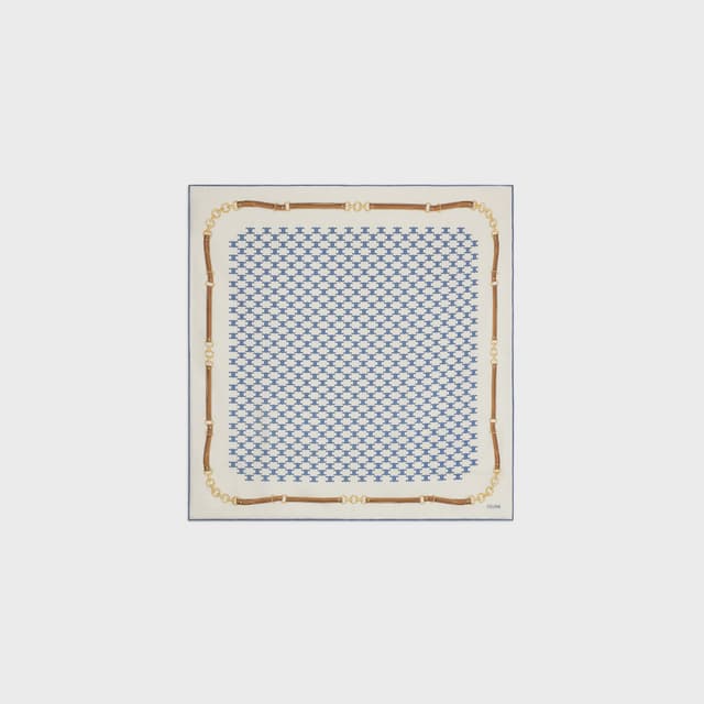 CELINE bandana in heritage silk twill