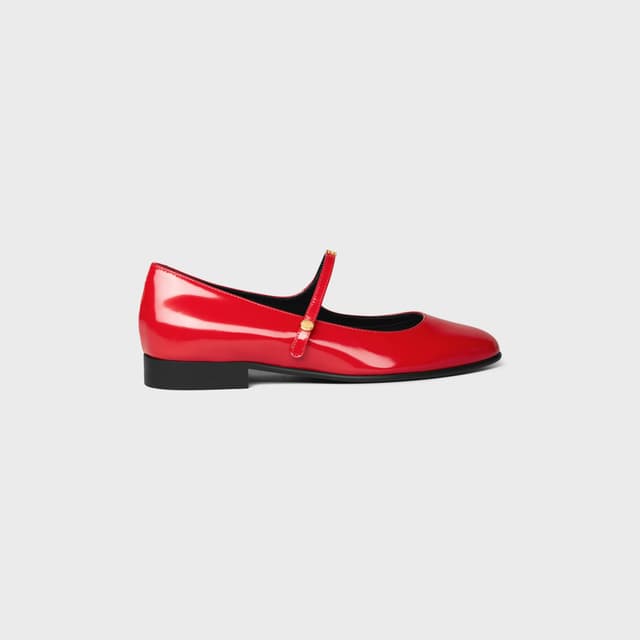 CELINE CITY BALLERINA IN GLOSSY CALFSKIN