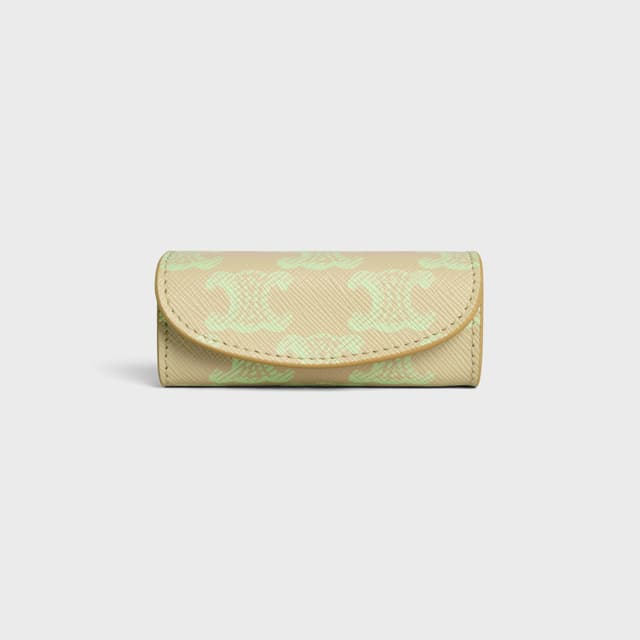 CELINE LIPSTICK CASE IN TRIOMPHE CANVAS