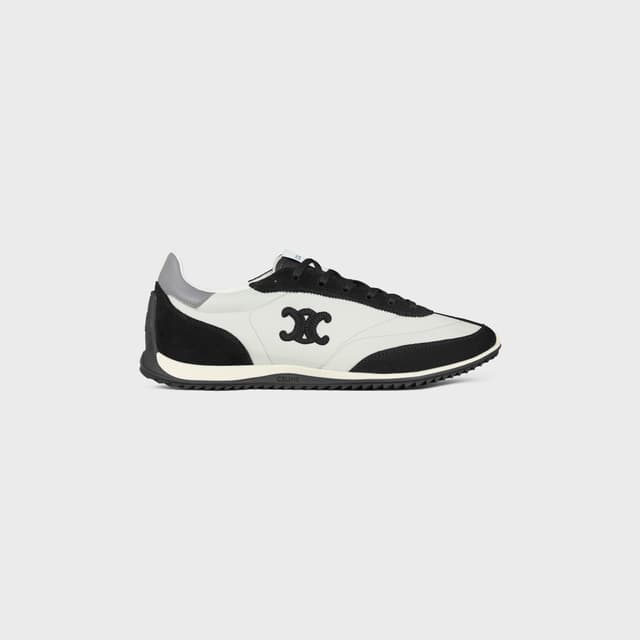 CELINE RACER SNEAKER IN NYLON, SUEDE CALFSKIN AND CALFSKIN