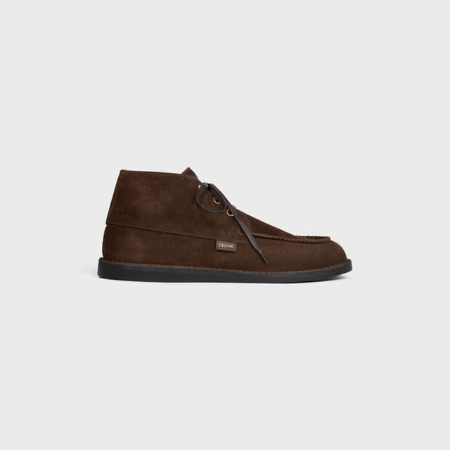 CELINE SIROCCO CHUKKA BOOT IN SUEDE CALFSKIN