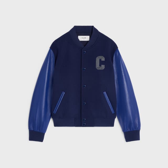 CELINE TEDDY JACKET IN TEXTURED WOOL