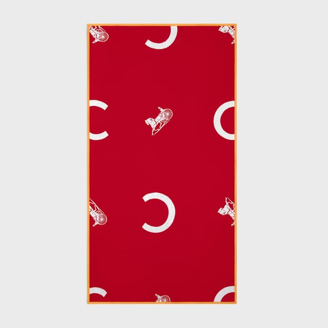 CELINE beach towel IN c sulky terry cotton