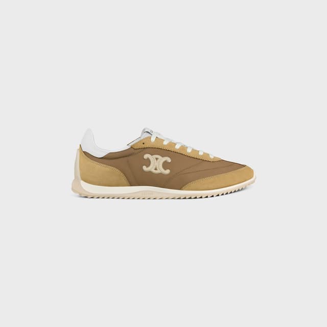 CELINE RACER SNEAKER IN NYLON, SUEDE CALFSKIN AND CALFSKIN