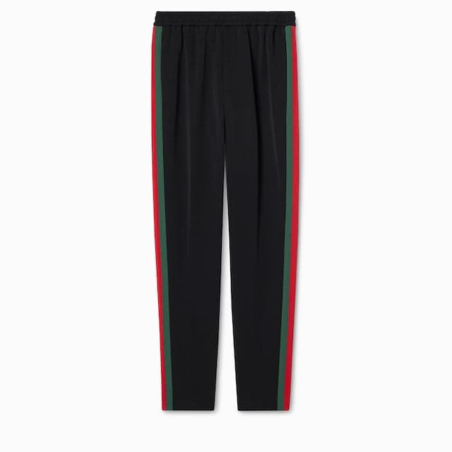 Gucci Stretch nylon sportswear pants with Web£1,250