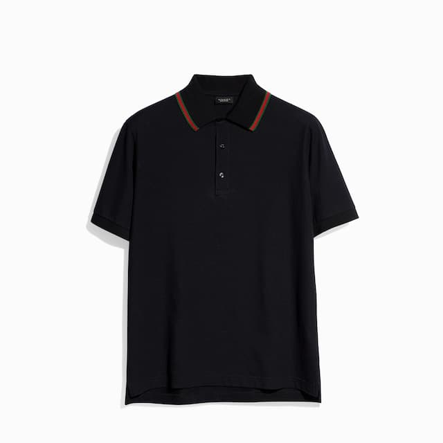 Gucci Cotton jersey piquet polo shirt