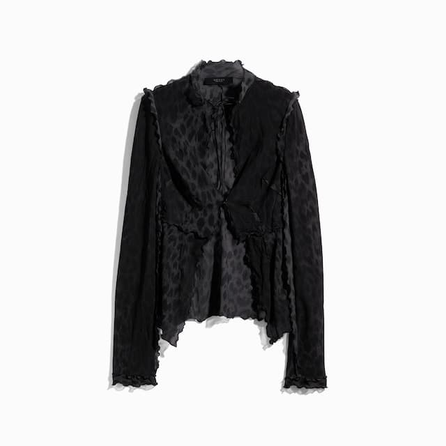 Gucci Printed silk blend shirt