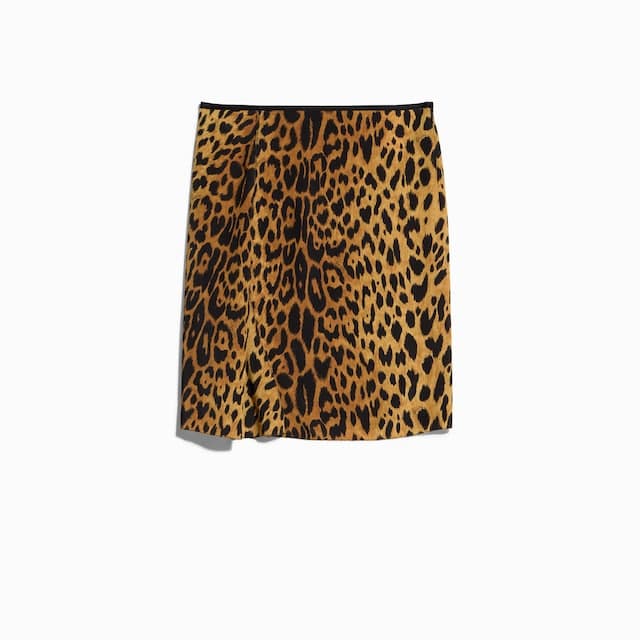 Gucci Printed silk crêpe de chine skirt