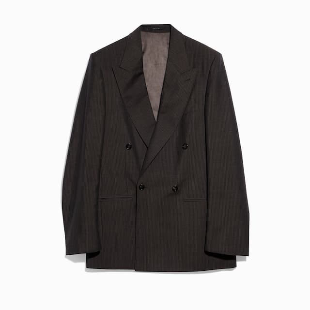Gucci ピンストライプ ウールモヘア ジャケット¥561,000(税込)