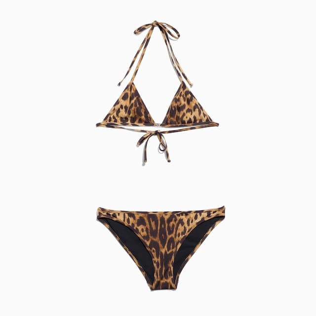 Gucci Printed stretch jersey bikini