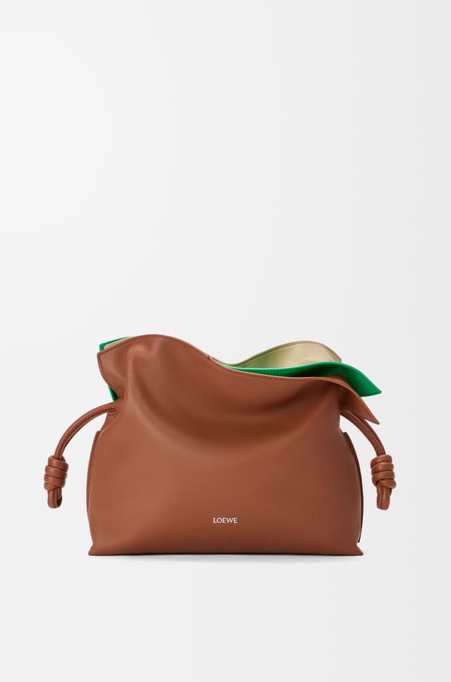 LOEWE Medium layered Flamenco clutch in nappa calfskin