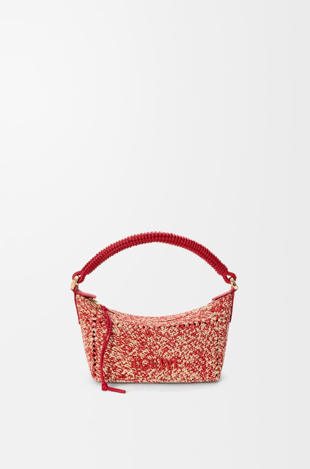 LOEWE Cala mini bag in melange raffia