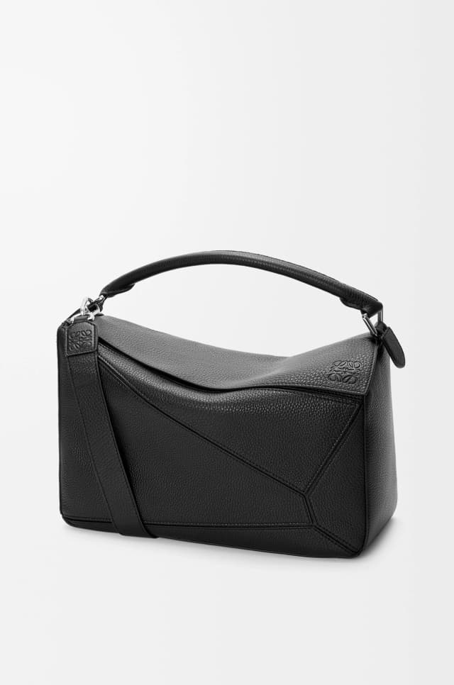 LOEWE Large Puzzle bag in supple grained calfskin